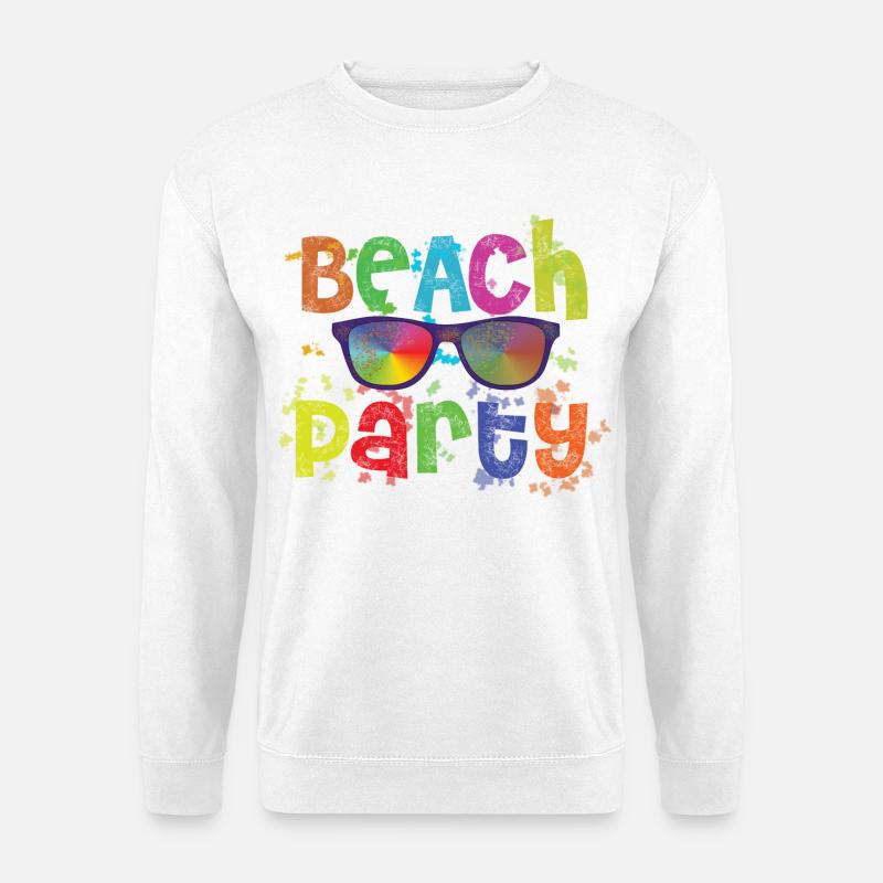 Beach Party - Unisex Pullover - Weiß