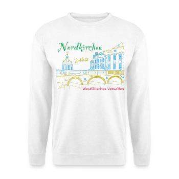 Nordkirchen Schloss, Westfälisches Versailles - Unisex Pullover - Weiß - Vorne