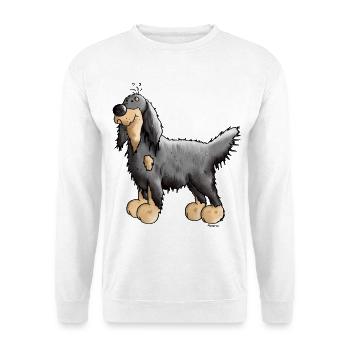 Setter Gordon - Chien - Chiens - Sweat-shirt Unisexe - blanc - Devant