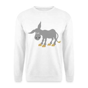 esel - Unisex Pullover - Weiß - Vorne