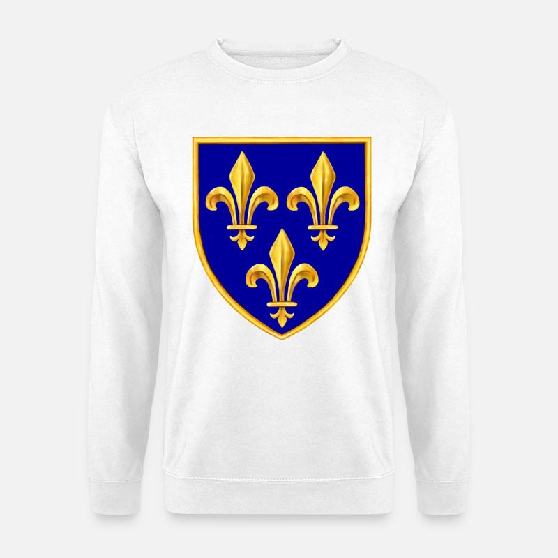 Lilie blüht - Unisex Pullover - Weiß