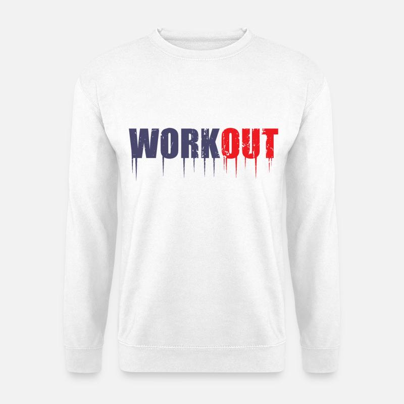Work Out - Unisex Pullover - Weiß