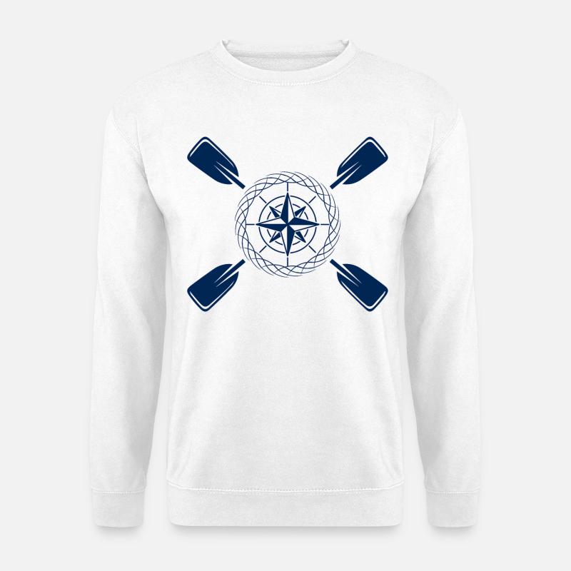 Paddle & Compass - Unisex Sweatshirt - white