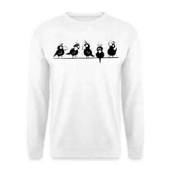 Happy Raben - Unisex Pullover - Weiß - Vorne