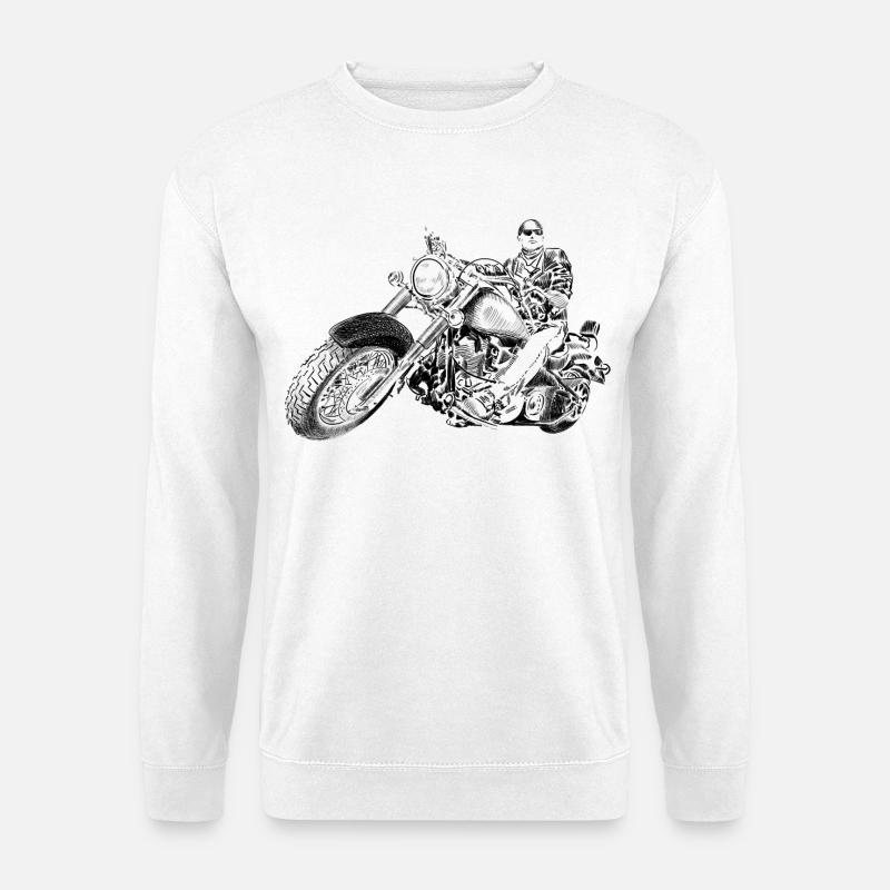 chopper - Unisex Pullover - Weiß