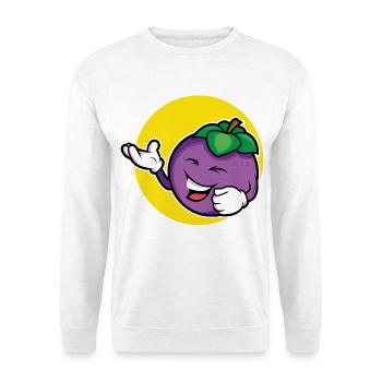 Plum design - Unisex Sweatshirt - white - Front