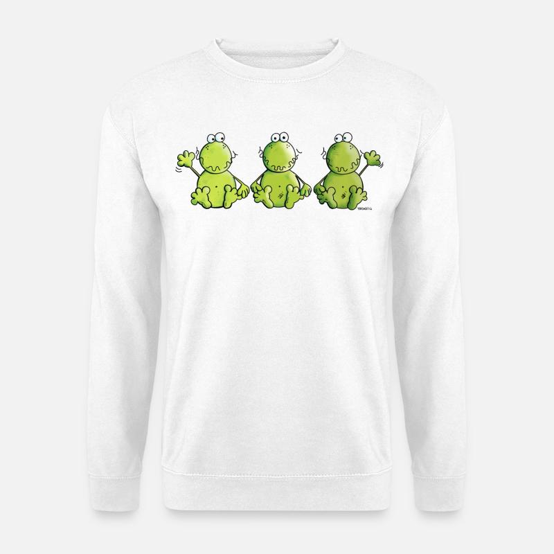 Three Frogs - Unisex Sweatshirt - white