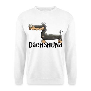 Desideria the Dachshund - Unisex Sweatshirt - white - Front