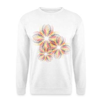 line - Unisex Sweatshirt - white - Front