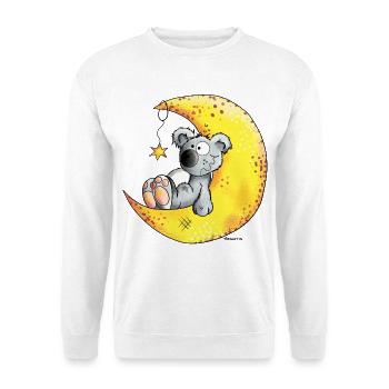 Koala In The Moon - Unisex Sweatshirt - white - Front