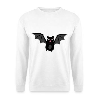 Chauve-souris Halloween Vampire Chauve-souris - Sweat-shirt Unisexe - blanc - Devant