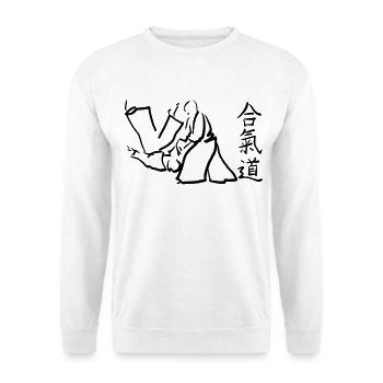 aikido - Unisex Sweatshirt - white - Front