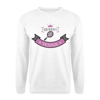 Tennis queen - Unisex Sweatshirt - white - Front
