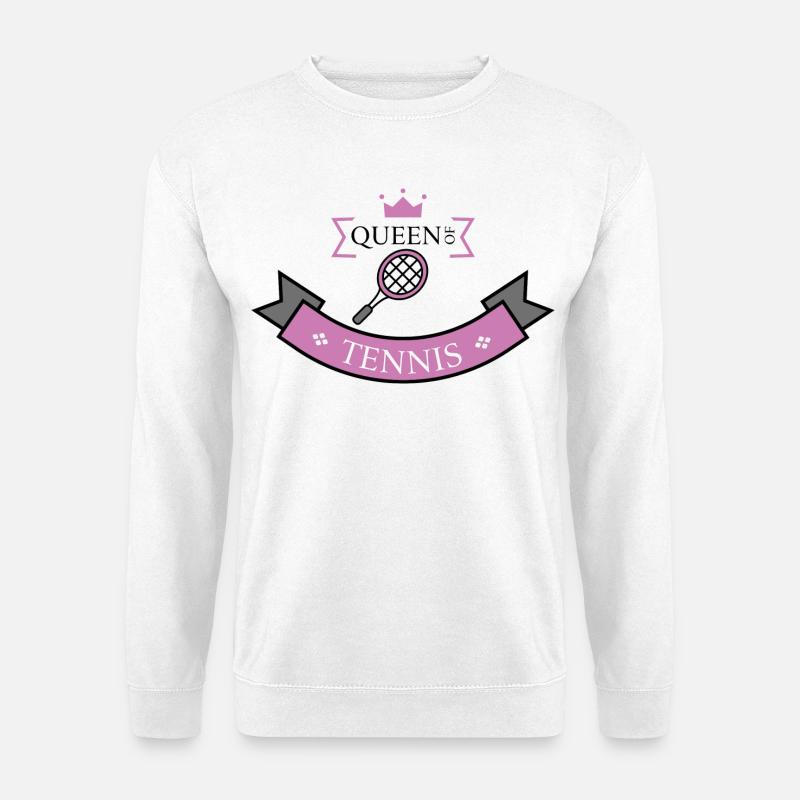 Tennis Queen - Unisex Pullover - Weiß