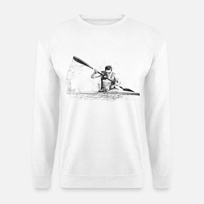 Kajak - Unisex Pullover - Weiß