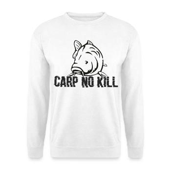 Carpe : Carp no kill 2019 - Sweat-shirt Unisexe - blanc - Devant