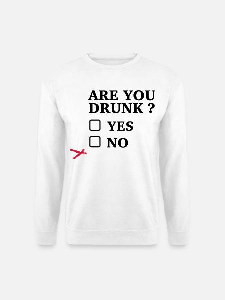 funny toast - Unisex Sweatshirt - white