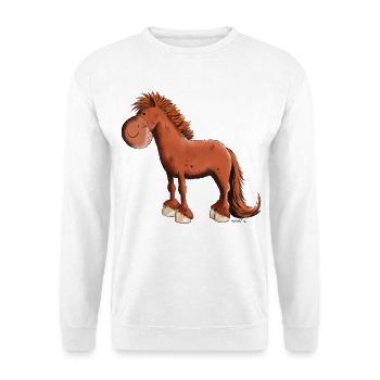Da ist der Isländer - Unisex Pullover - Weiß - Vorne