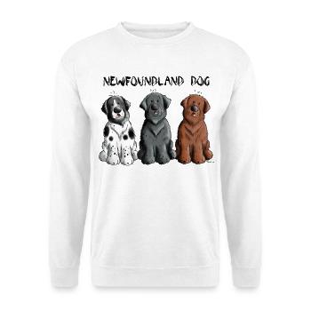 Newfoundland Dog Team - Unisex Sweatshirt - white - Front
