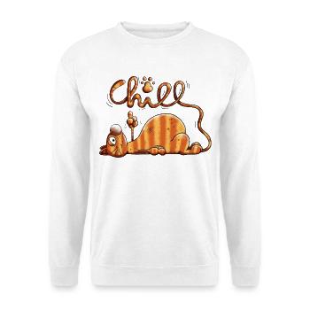 Chill Chat - Sweat-shirt Unisexe - blanc - Devant