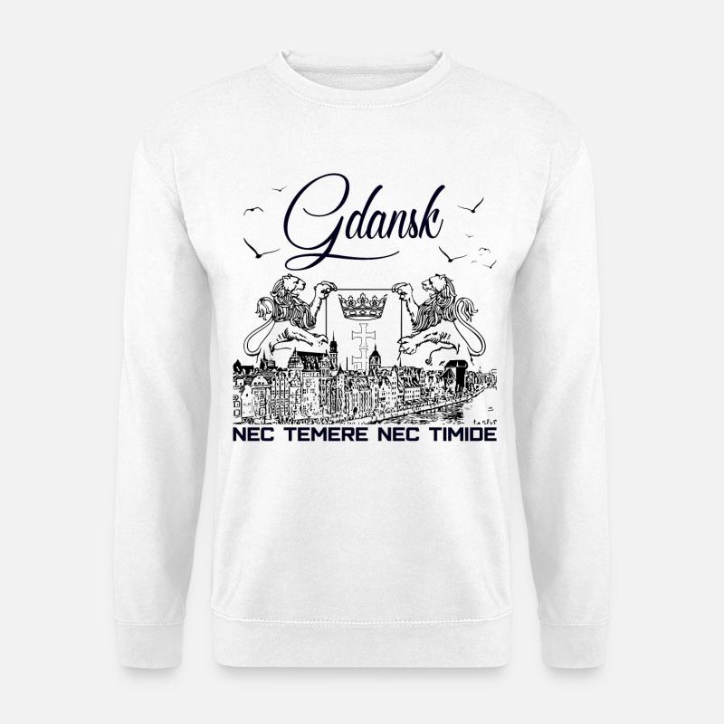 Gdansk - Unisex Pullover - Weiß