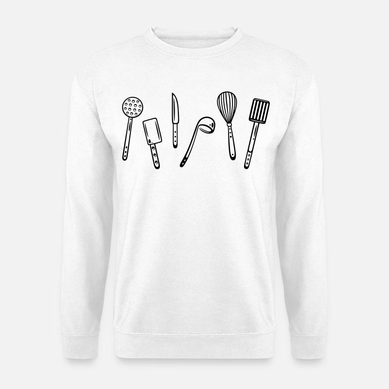 Kitchen utensils for cooking. - Unisex Sweatshirt - white