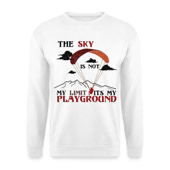 Paragliding - Design - Unisex Sweatshirt - white - Front