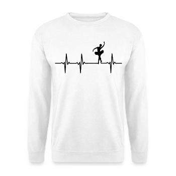 Impulsion de ballerine - Sweat-shirt Unisexe - blanc - Devant