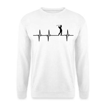 Impulsion de golfeurs - Sweat-shirt Unisexe - blanc - Devant