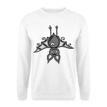 Halloween bat, little vampire. - Unisex Sweatshirt - white - Front