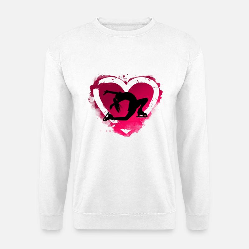 Eiskunstlauf - Unisex Pullover - Weiß