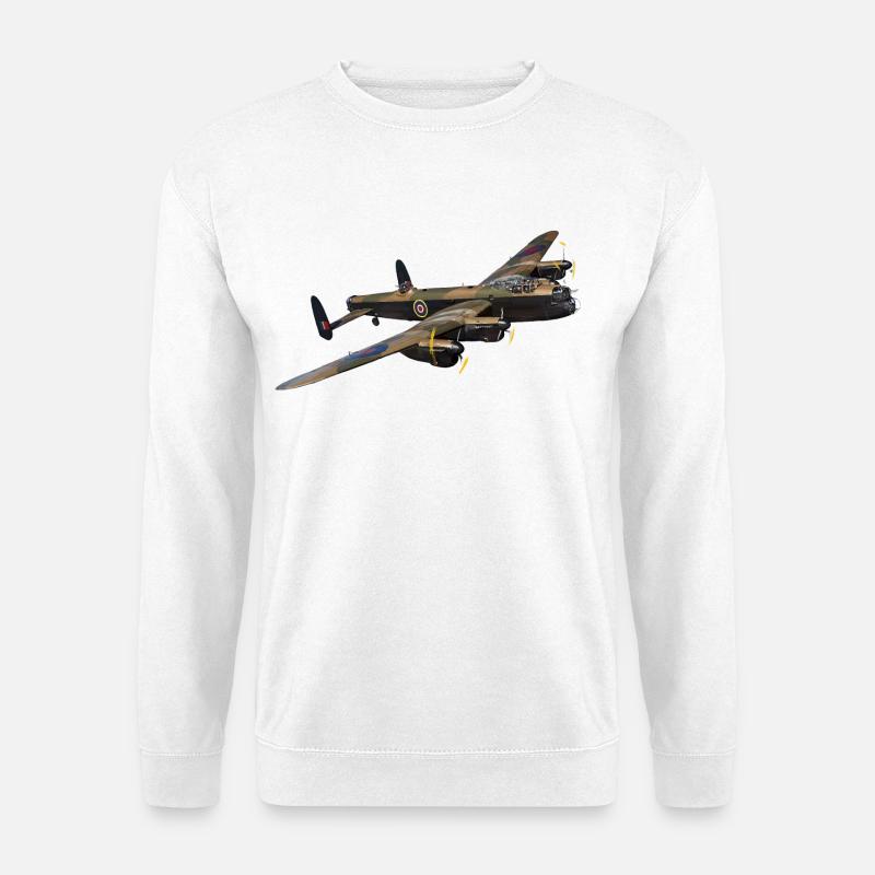 Avro Lancaster - Unisex Pullover - Weiß