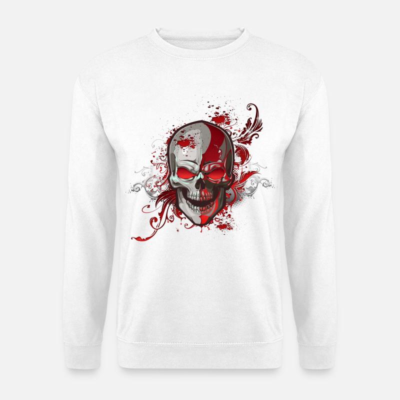Red Skull - Unisex Pullover - Weiß