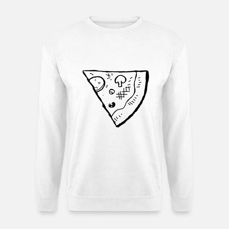 Pizza- paar tshirt- finde dein gegenstück - Unisex Pullover - Weiß