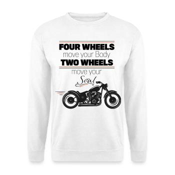 Bikers - Unisex Sweatshirt - white - Front