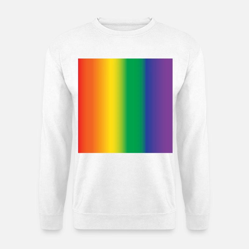 lgbt mouse pad gift idea - Unisex Sweatshirt - white