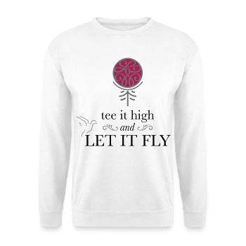 Golf Lifestyle - Unisex Pullover - Weiß - Vorne