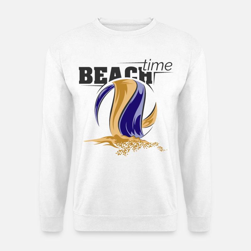 Icône du logo de la Coupe des vacances d’été de beachvolley - Sweat-shirt Unisexe - blanc