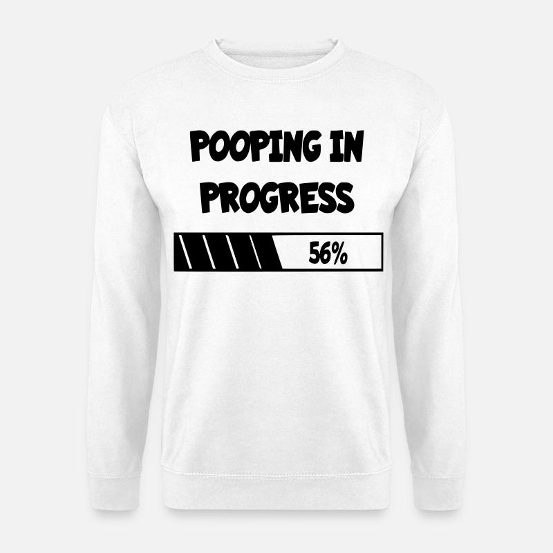 im Werden, Fortschritt * - Unisex Pullover - Weiß