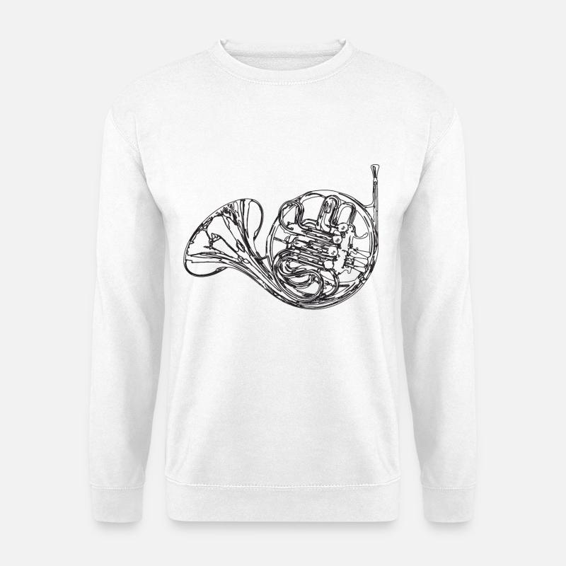 horn - Unisex Sweatshirt - white