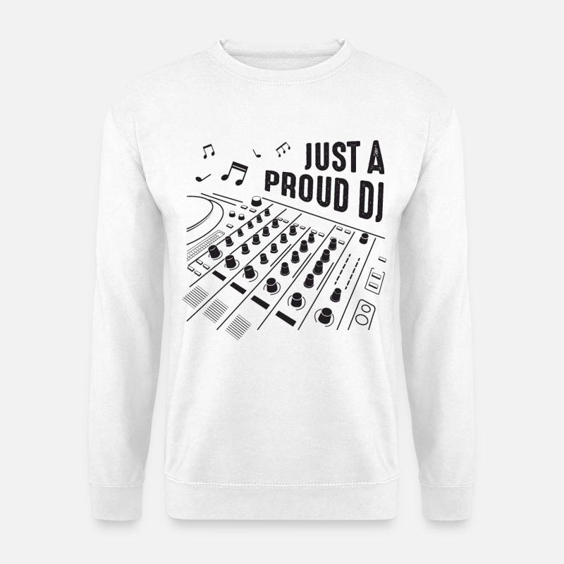 DJ - Unisex Pullover - Weiß