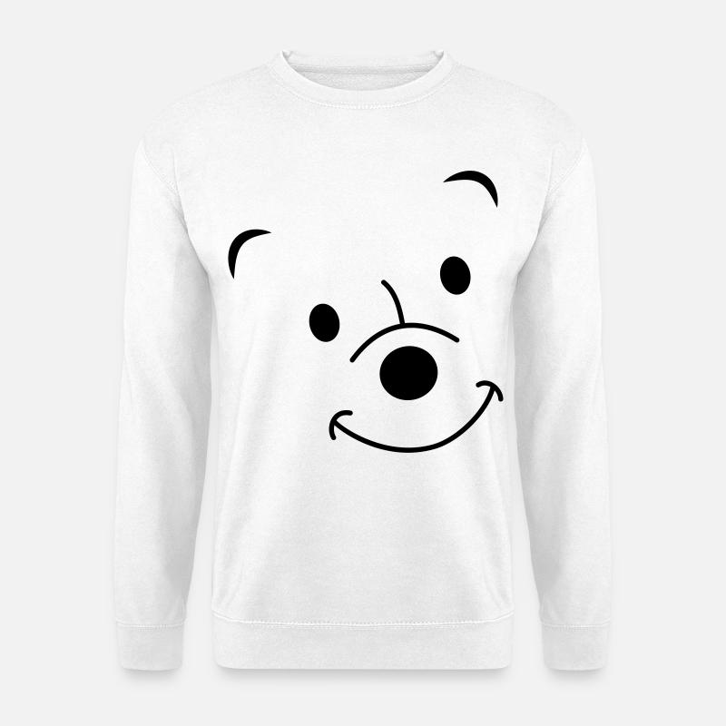 Lachender Bär - Unisex Pullover - Weiß