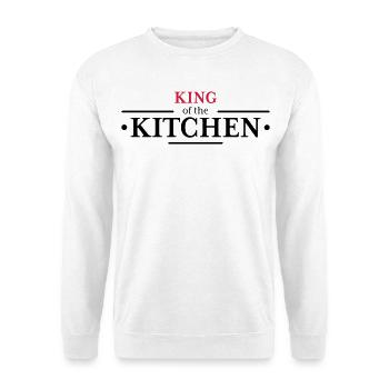 Roi de la cuisine - Sweat-shirt Unisexe - blanc - Devant