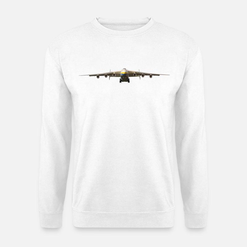 An-225 Mriya - Unisex Pullover - Weiß