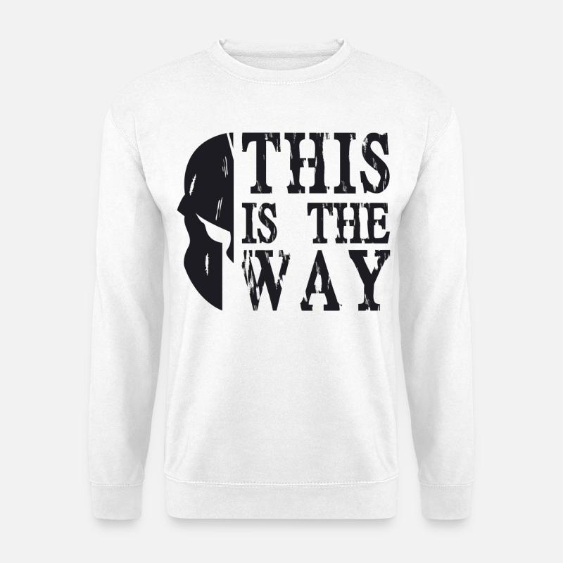 Dies ist der Weg Sparta - Unisex Pullover - Weiß