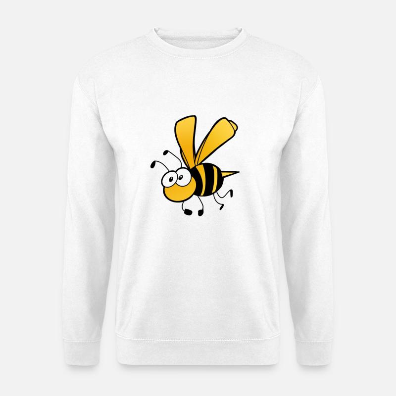 Bee Wasp Beekeeper Funny Gift - Unisex Sweatshirt - white