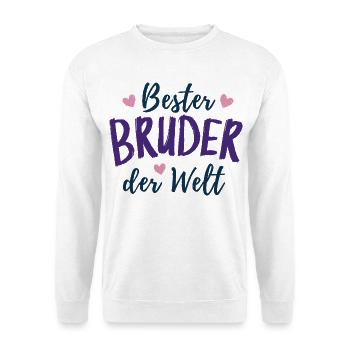 Bester Bruder der Welt - Bruder des Jahres - Unisex Pullover - Weiß - Vorne