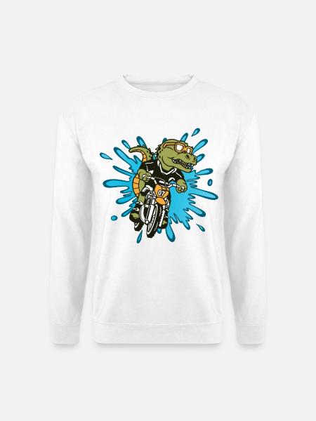 Alligator Motocross - Unisex Pullover - Weiß