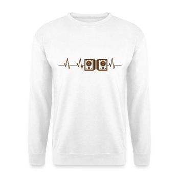 Heartbeat Music - Unisex Sweatshirt - white - Front