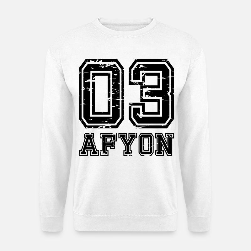 Afyon 03 used look - Unisex Sweatshirt - white